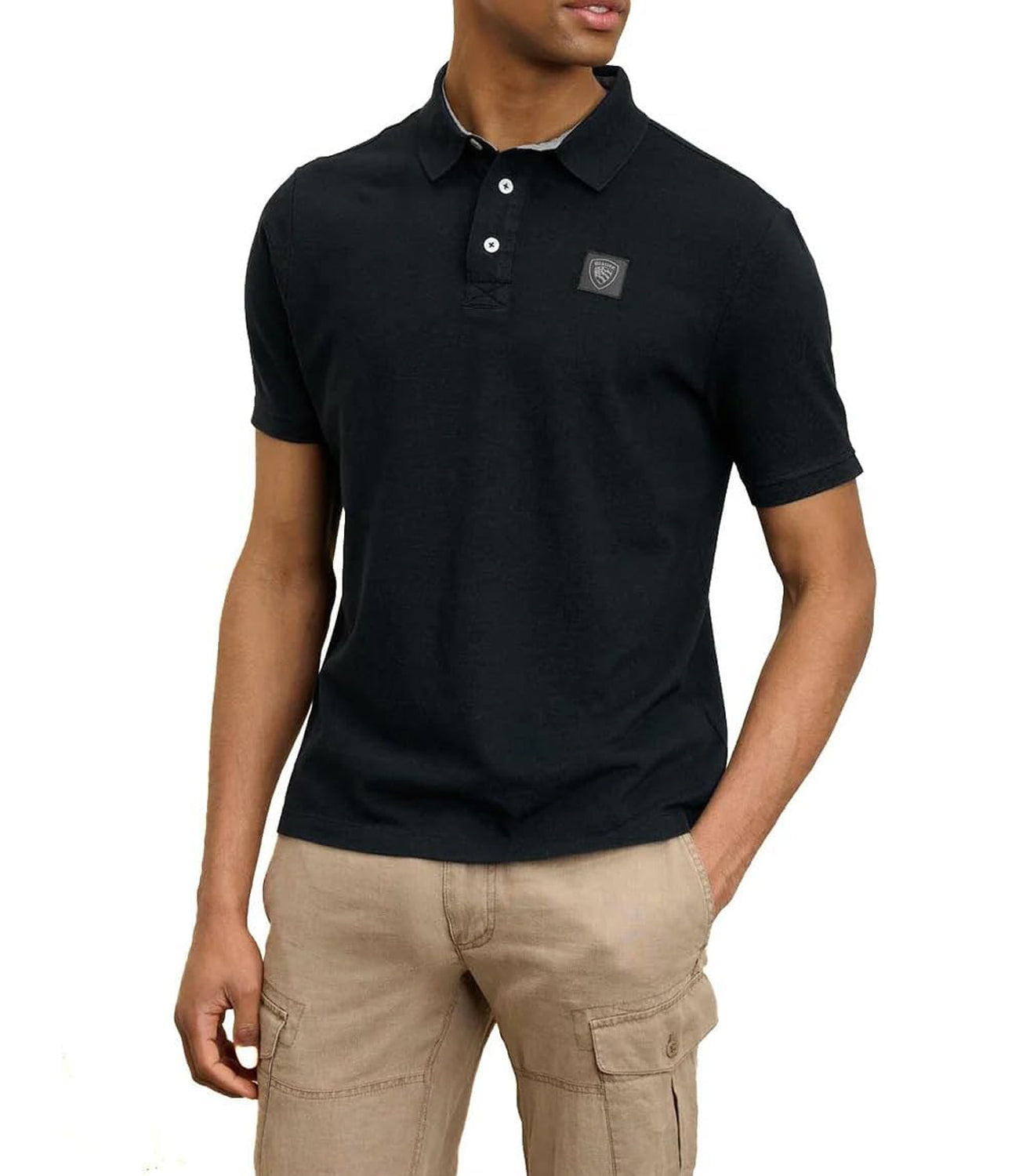 Blauer Polo Maniche Corte Uomo Mod. BLUT02309 7125 999 Nero