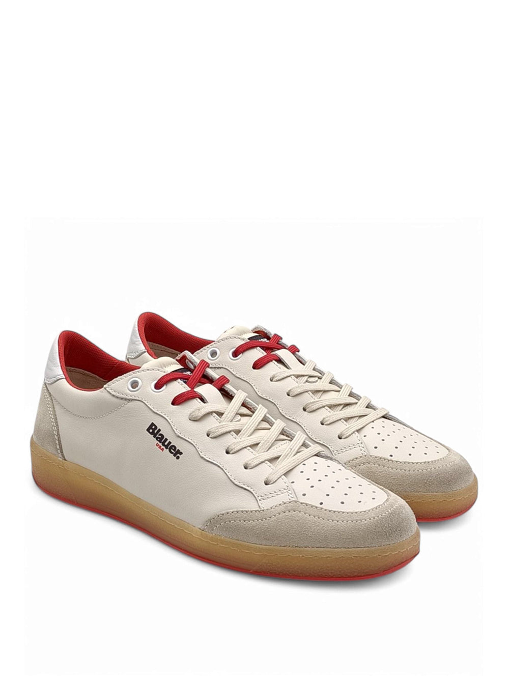Sneakers Blauer Murray01 da Uomo - Bianco