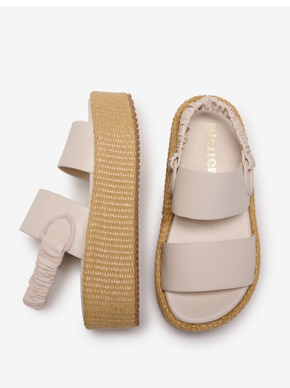 Sandalo Blauer Opal04 da Donna - Avorio