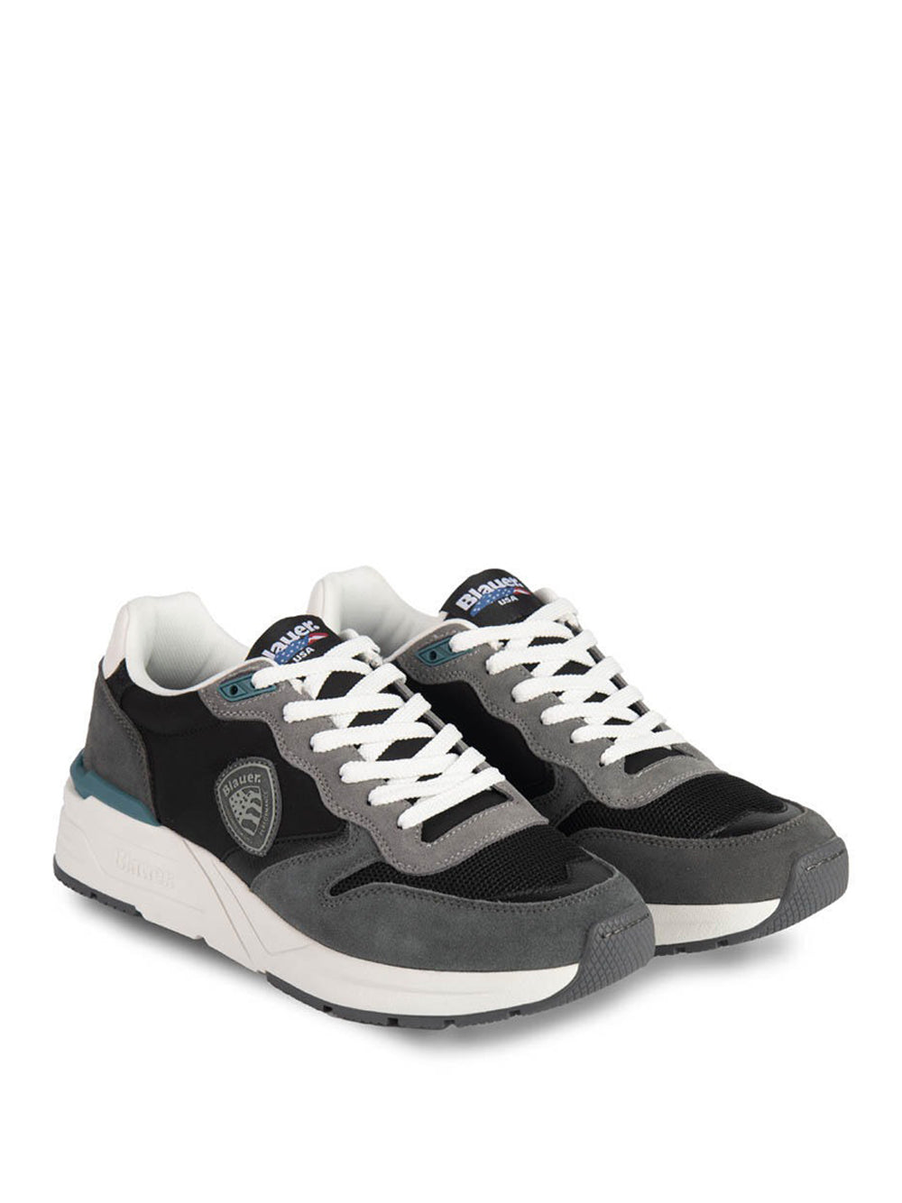 Sneakers Blauer Ray02 da Uomo - Nero