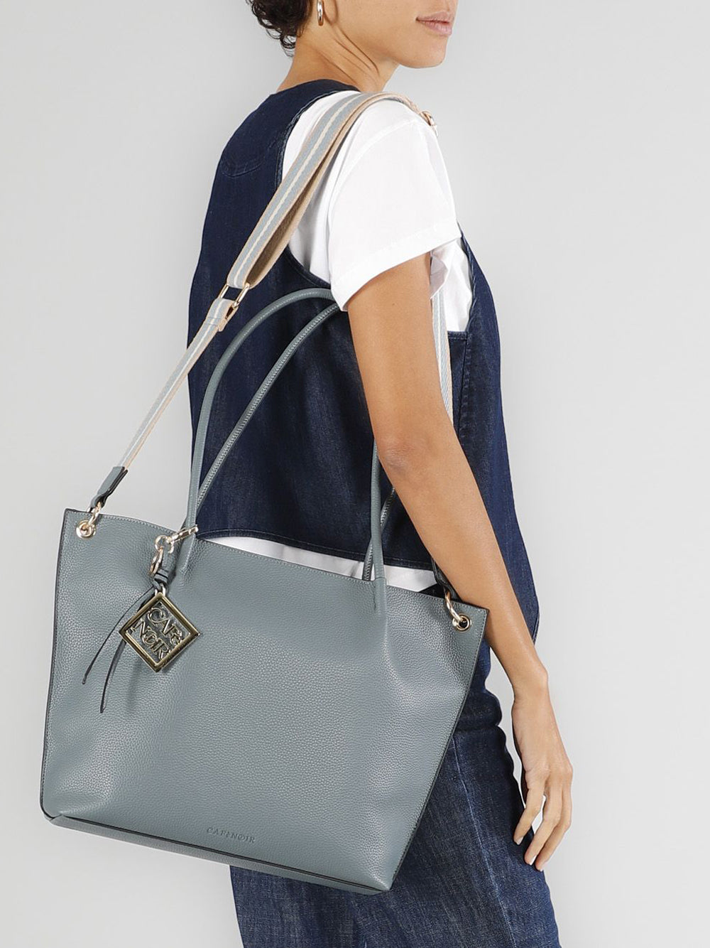 Borsa Shopper CafèNoir da Donna - Blu