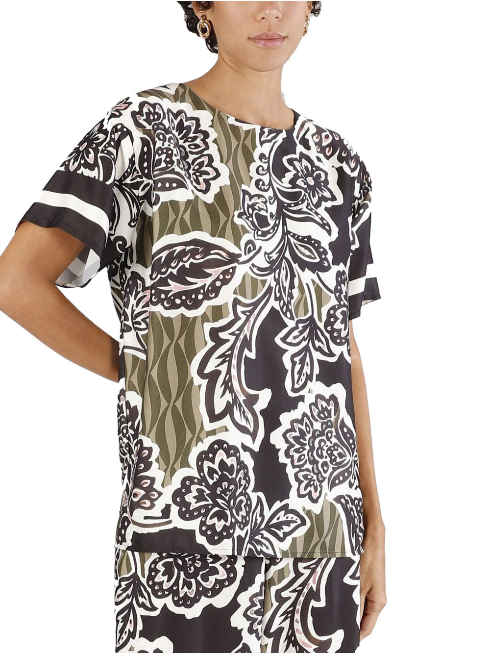 Blusa CafèNoir da Donna - Multicolore