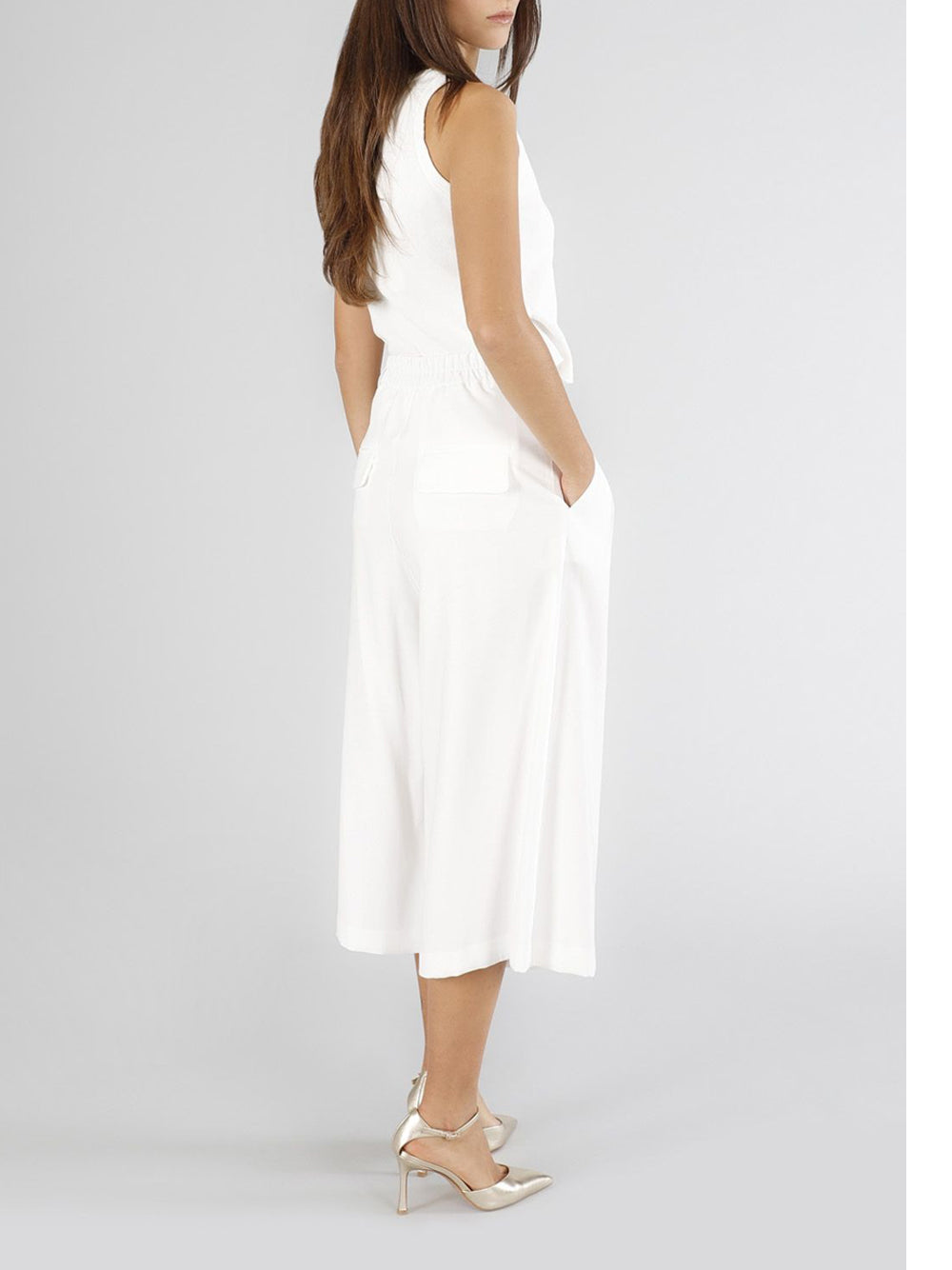 Pantalone con Pinces CafèNoir da Donna - Bianco