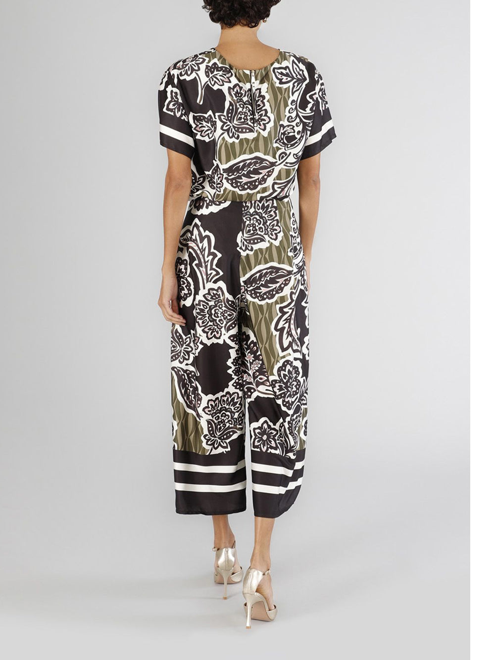 Pantalone Palazzo CafèNoir da Donna - Floreale Multicolore