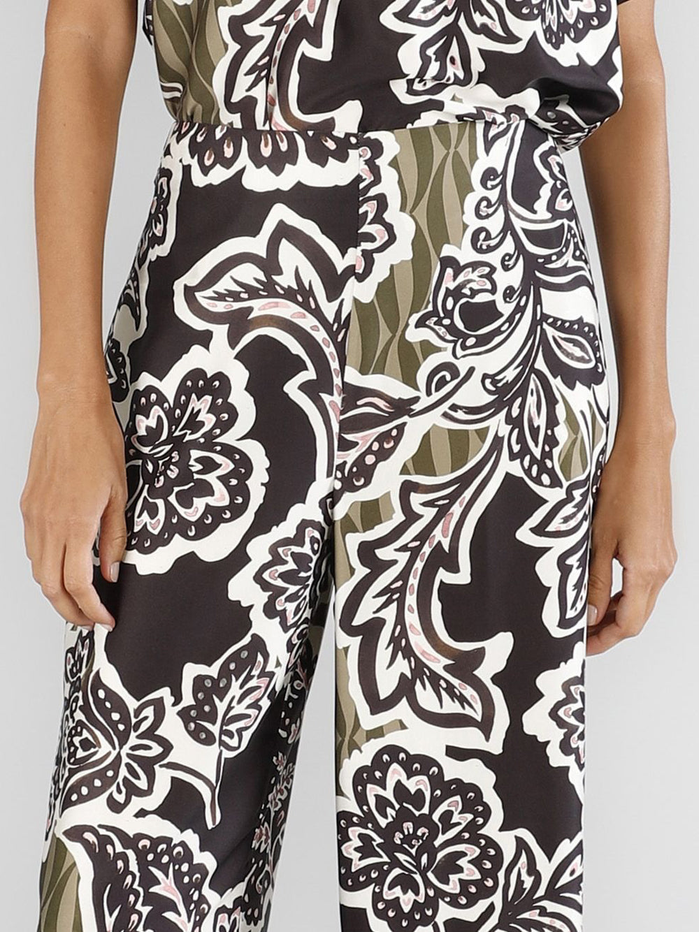 Pantalone Palazzo CafèNoir da Donna - Floreale Multicolore