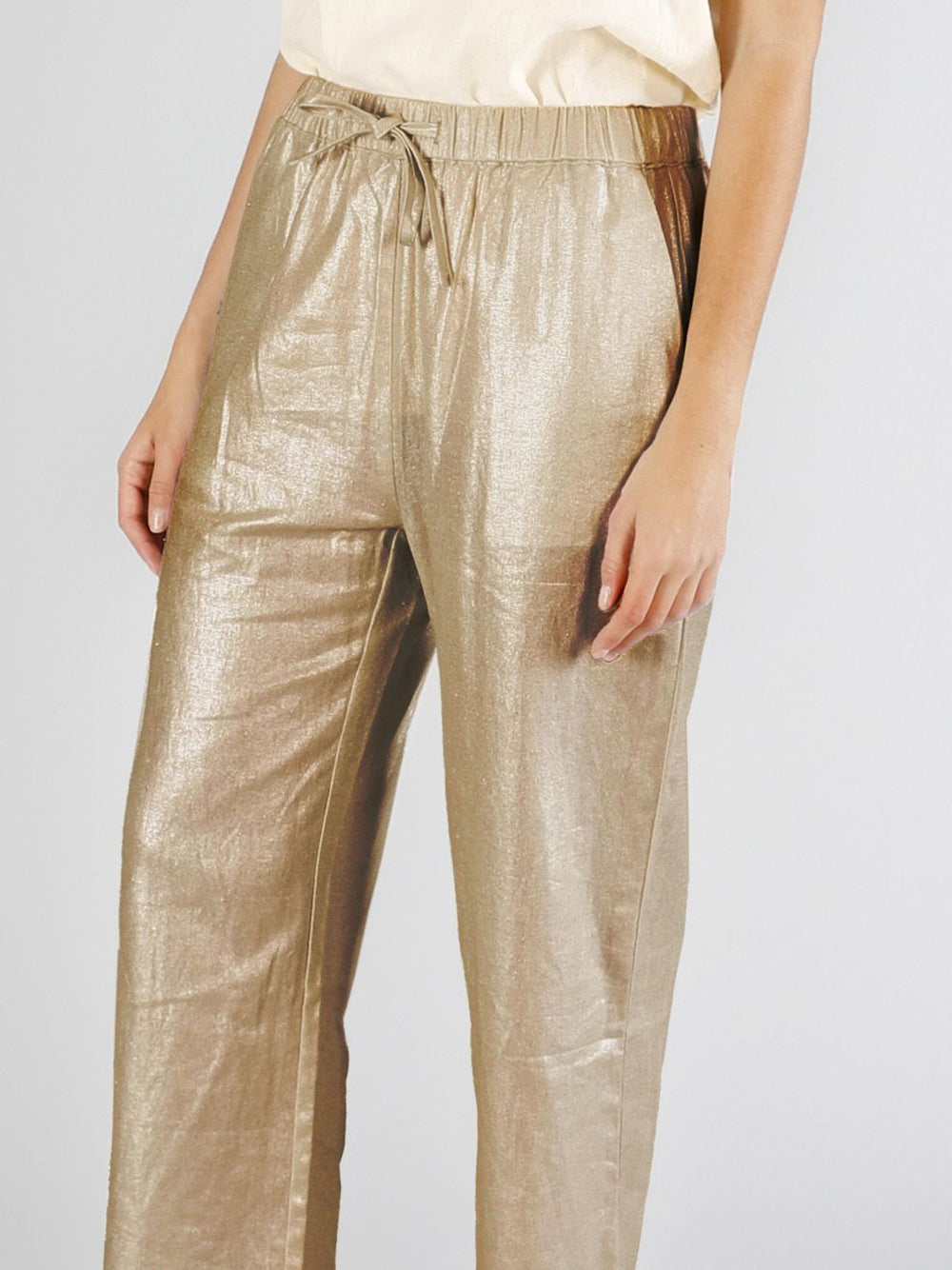 Pantalone Palazzo CafèNoir da Donna - Oro