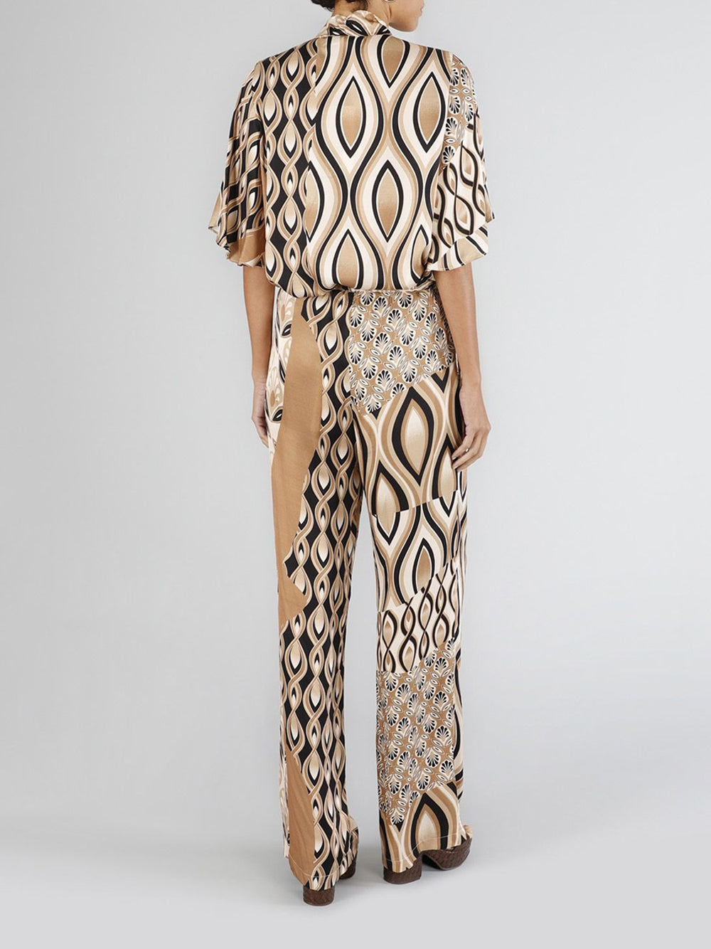 Pantalone Palazzo CafèNoir da Donna - Multicolore