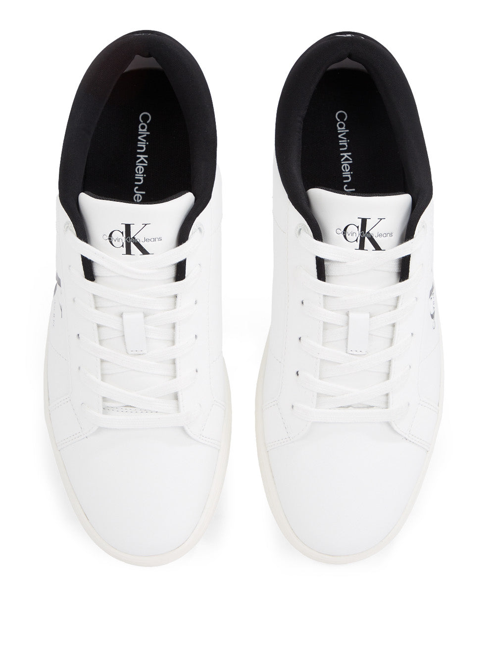 Calvin Klein Calvin Klein Sneakers Classic Cupsole Low Uomo Mod. YM0YM00864 01W Bright White/Black Bianco