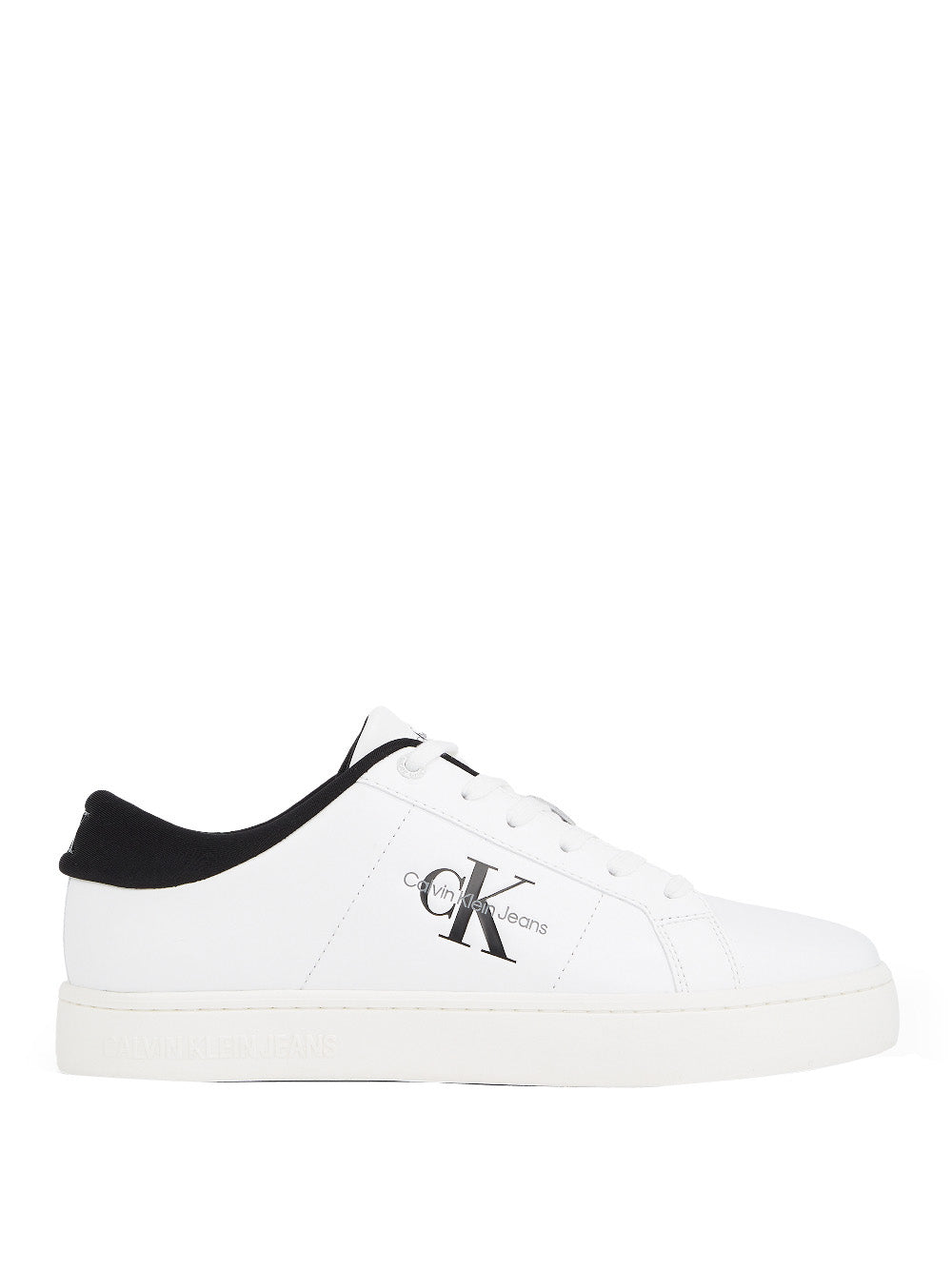 Calvin Klein Calvin Klein Sneakers Classic Cupsole Low Uomo Mod. YM0YM00864 01W Bright White/Black Bianco