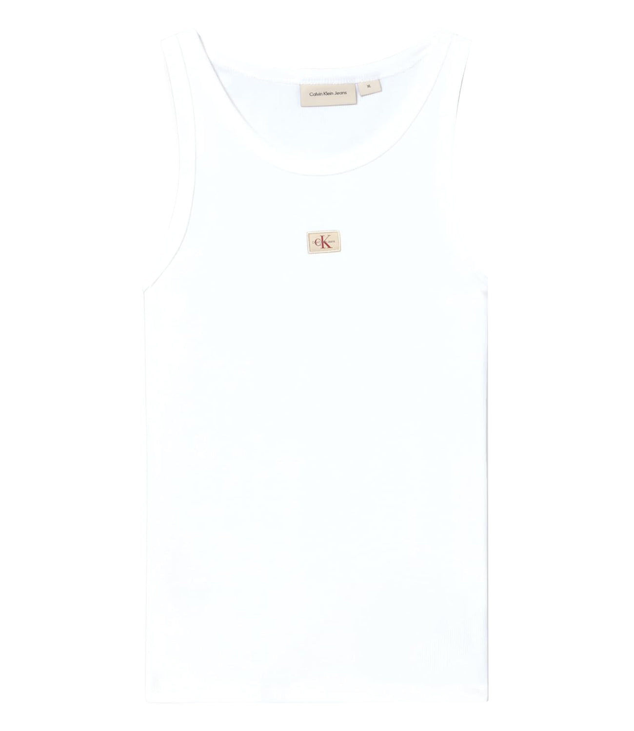Calvin Klein Calvin Klein Jeans Canotta Donna Mod. J20J224762 YAF BIANCA Bianco