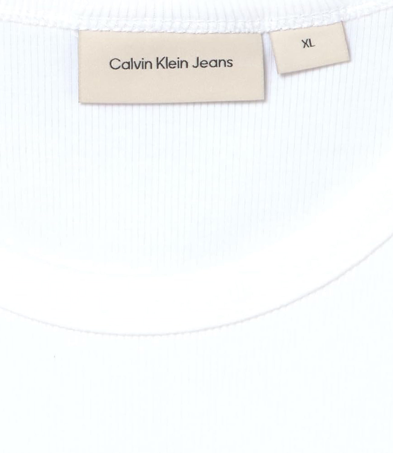 Calvin Klein Calvin Klein Jeans Canotta Donna Mod. J20J224762 YAF BIANCA Bianco