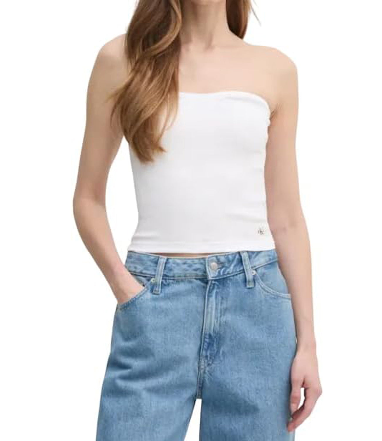 Calvin Klein Calvin Klein Jeans Top Donna Mod. J20J225310 RIGA 0K4 Nero