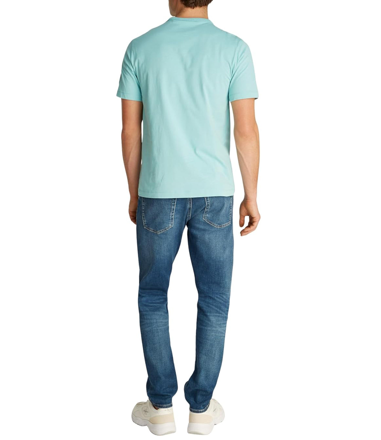 Calvin Klein Calvin Klein Jeans T-shirt Uomo Mod. J30J323484 MR5 Acqua Verde