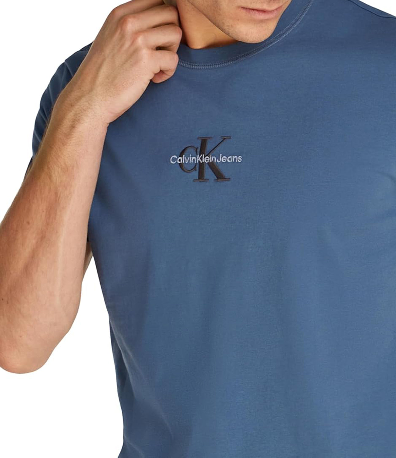 Calvin Klein Calvin Klein Jeans T-shirt Uomo Mod. J30J325649 CK1 Indaco Blu