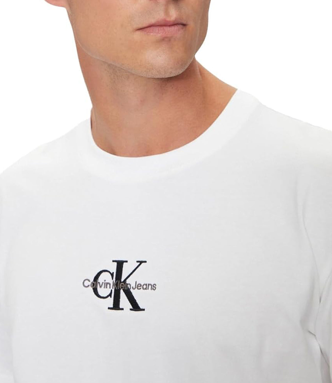 Calvin Klein Calvin Klein Jeans T-shirt Uomo Mod. J30J325649 YAF Bianco