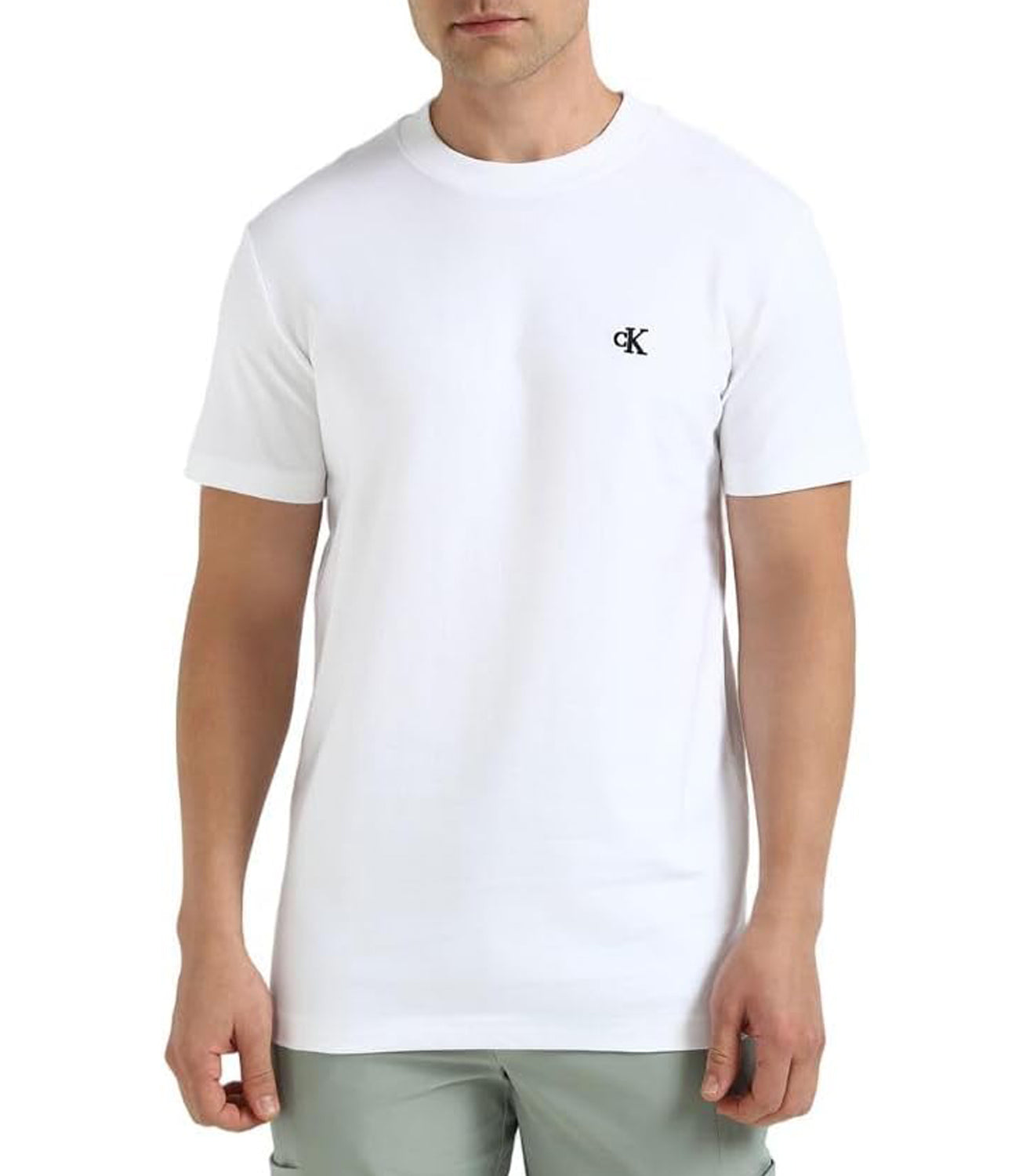 Calvin Klein Calvin Klein Jeans T-shirt Uomo Mod. J30J326683 YAF White Bianco