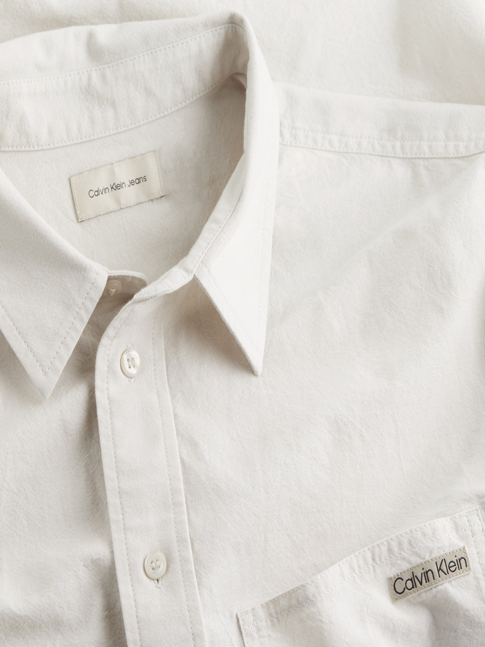 Calvin Klein Calvin Klein Jeans Camicia Manica Lunga Uomo Mod. J30J326726 PDH Beige