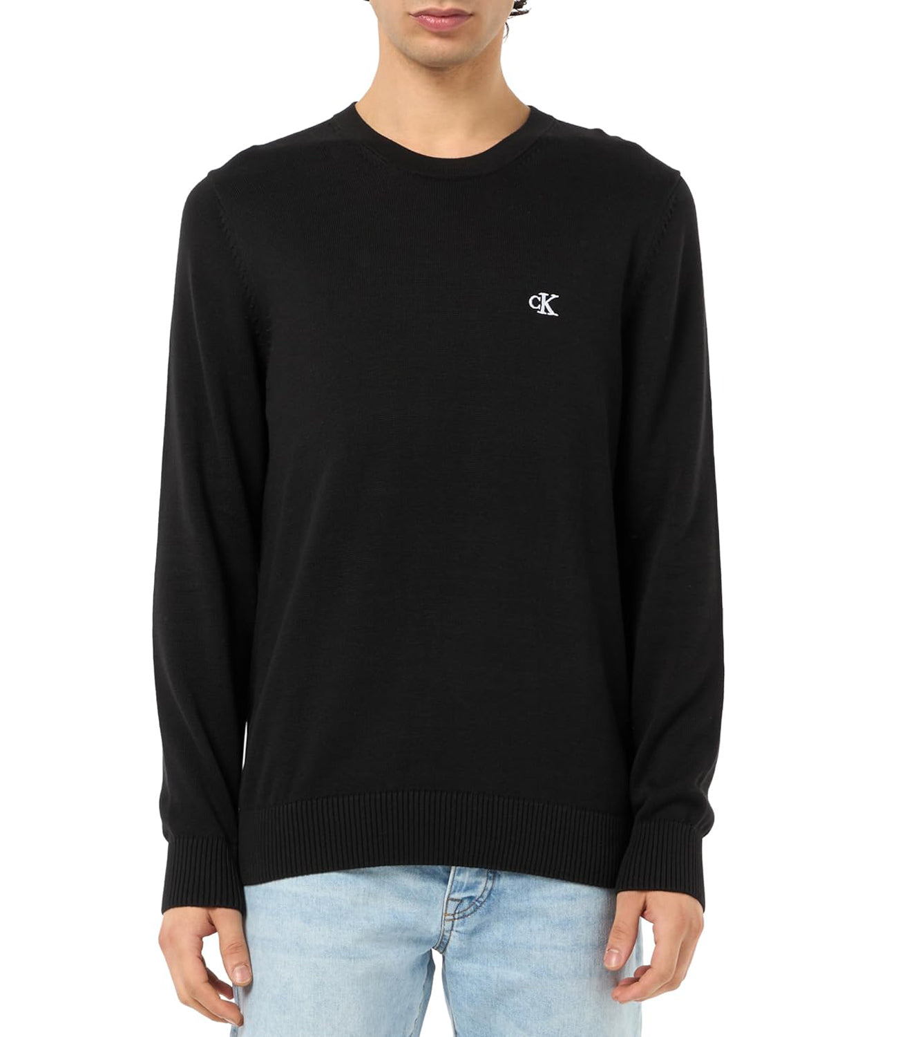 Calvin Klein Calvin Klein Jeans Maglione Girocollo Uomo Mod. J30J326745 BEH Black Nero