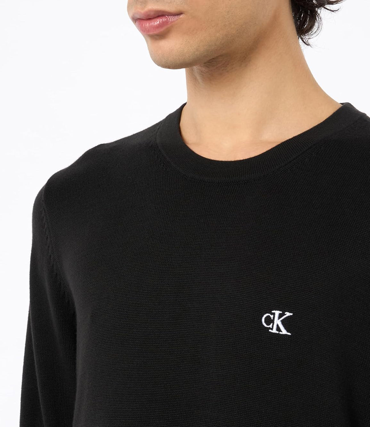 Calvin Klein Calvin Klein Jeans Maglione Girocollo Uomo Mod. J30J326745 BEH Black Nero