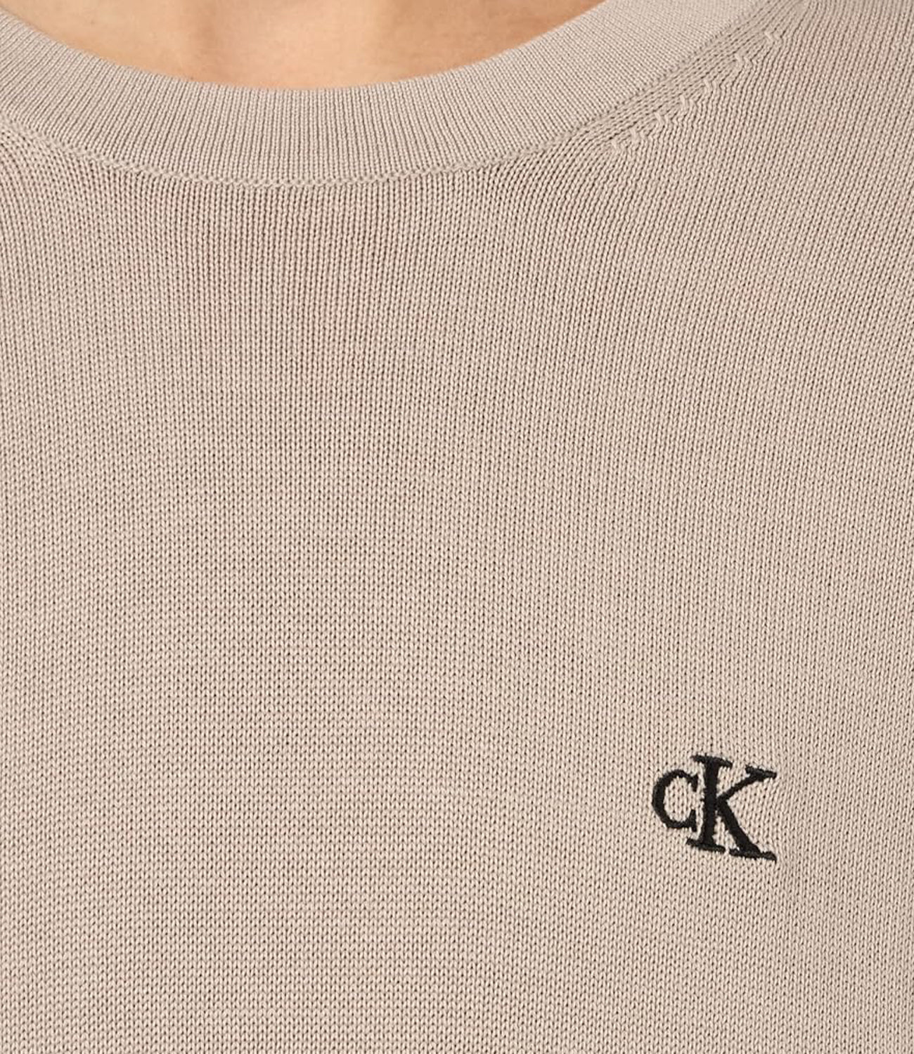 Calvin Klein Calvin Klein Jeans Maglione Girocollo Uomo Mod. J30J326745 PAN Beige