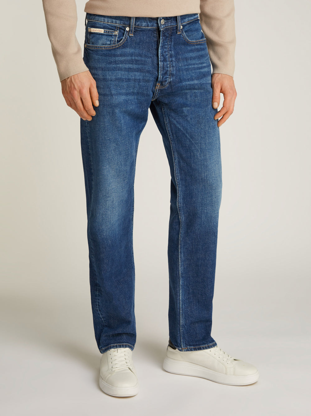 Calvin Klein Calvin Klein Jeans Jeans Uomo Mod. J30J327016 STANDAR STRAIGHT 1BJ DENIM Blu