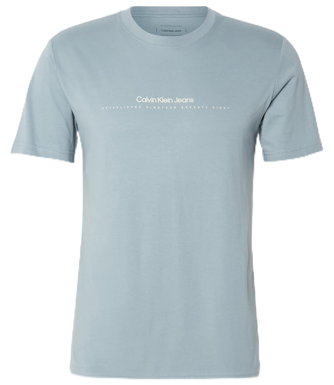 Calvin Klein Calvin Klein Jeans T-shirt Uomo Mod. J30J327075 PC2 Celeste Blu
