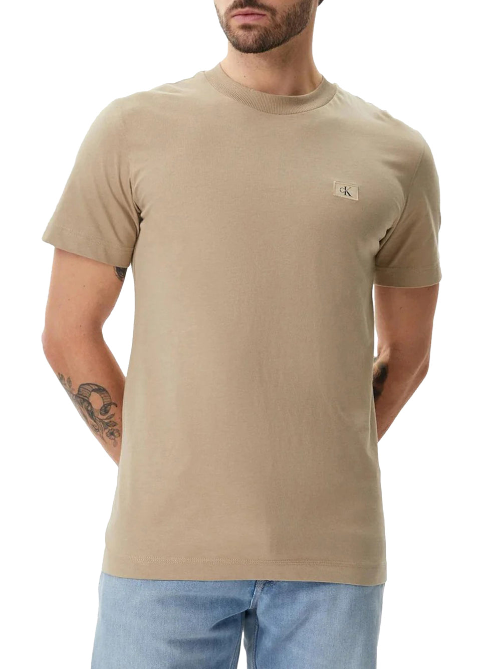 Calvin Klein Calvin Klein Jeans T-shirt Uomo Mod. J30J327100 HI0 Beige