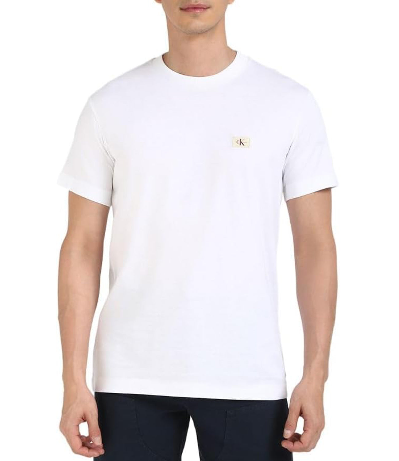 Calvin Klein Calvin Klein Jeans T-shirt Uomo Mod. J30J327100 YAF White Bianco