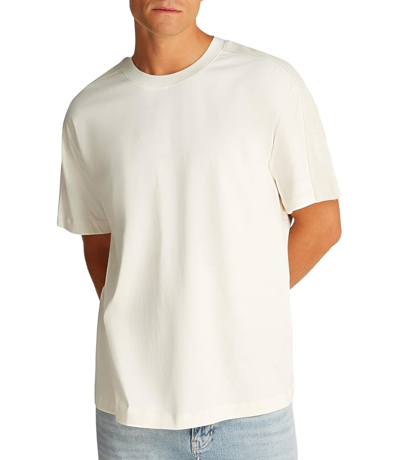 Calvin Klein Calvin Klein Jeans T-shirt Uomo Mod. J30J327237 YAS Bianco