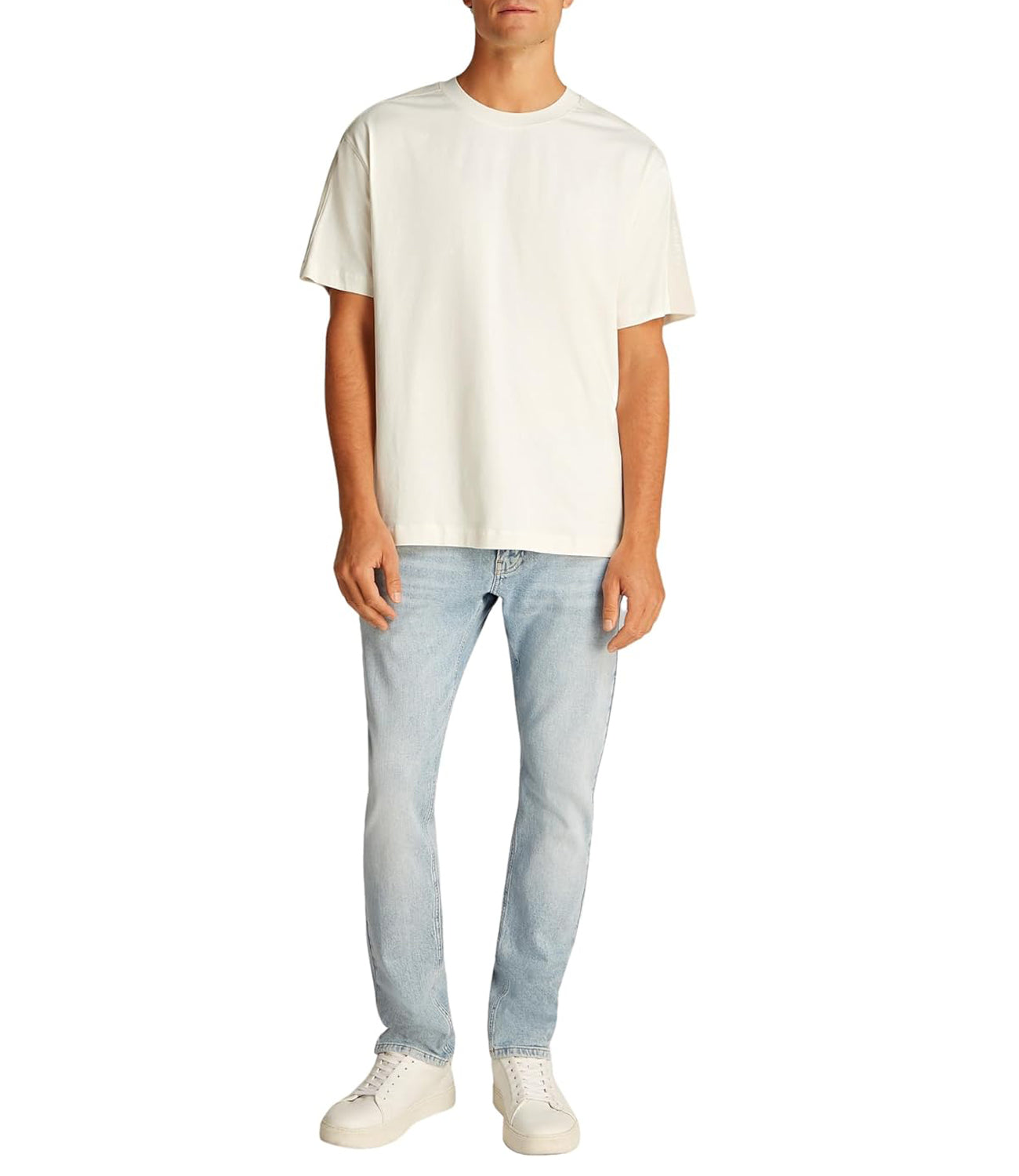Calvin Klein Calvin Klein Jeans T-shirt Uomo Mod. J30J327237 YAS Bianco
