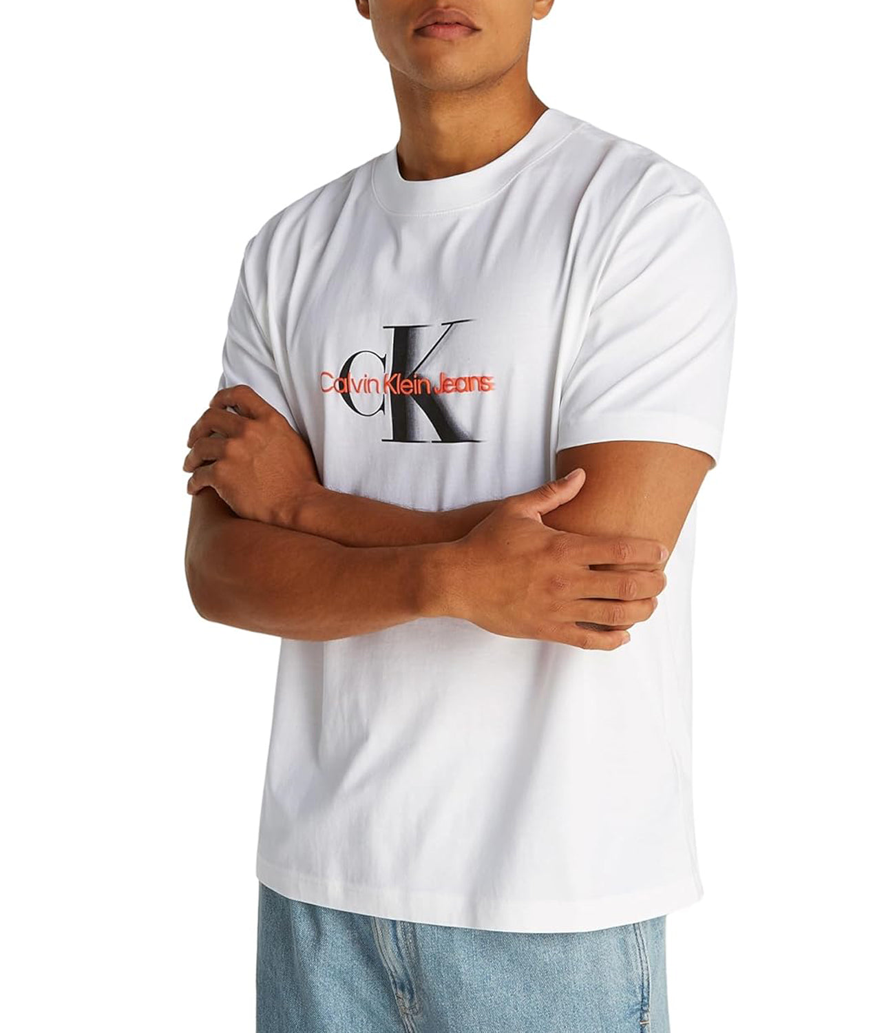 Calvin Klein Calvin Klein Jeans T-shirt Uomo Mod. J30J327471 YAF Bianco