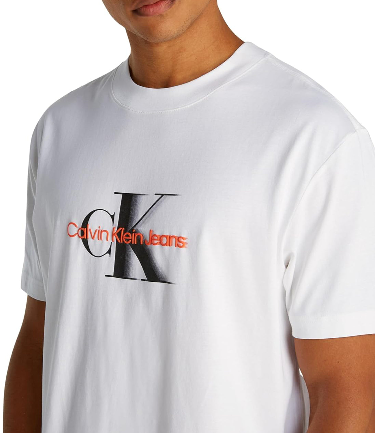 Calvin Klein Calvin Klein Jeans T-shirt Uomo Mod. J30J327471 YAF Bianco