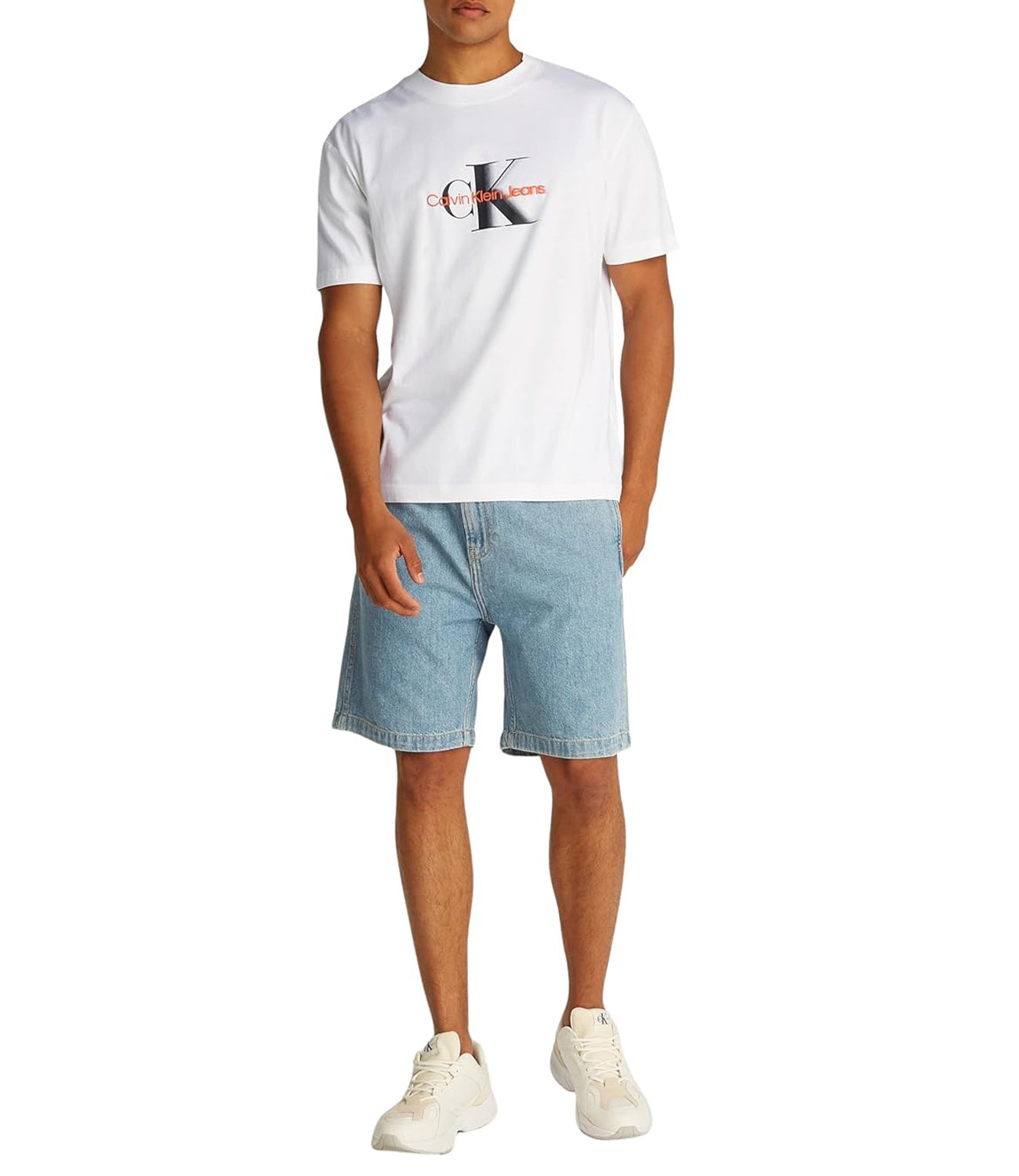 Calvin Klein Calvin Klein Jeans T-shirt Uomo Mod. J30J327471 YAF Bianco