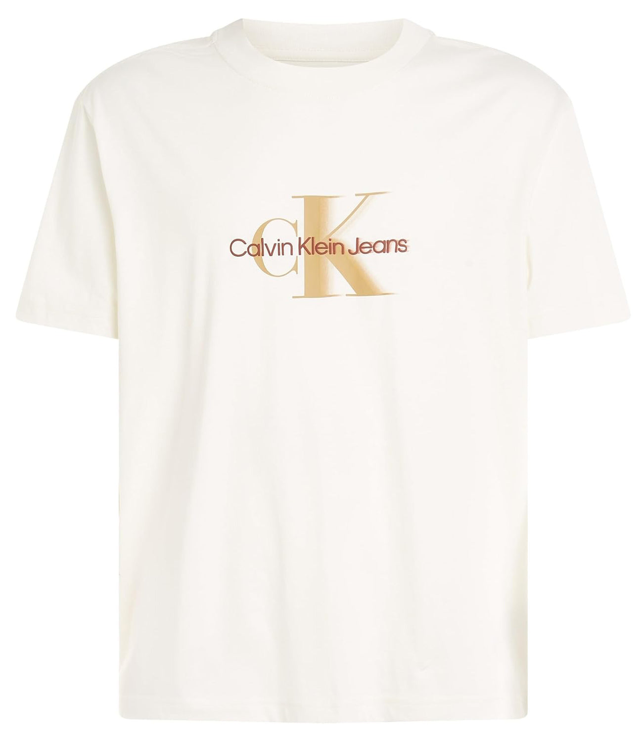 Calvin Klein Calvin Klein Jeans T-shirt Uomo Mod. J30J327471 YAS Panna Avorio