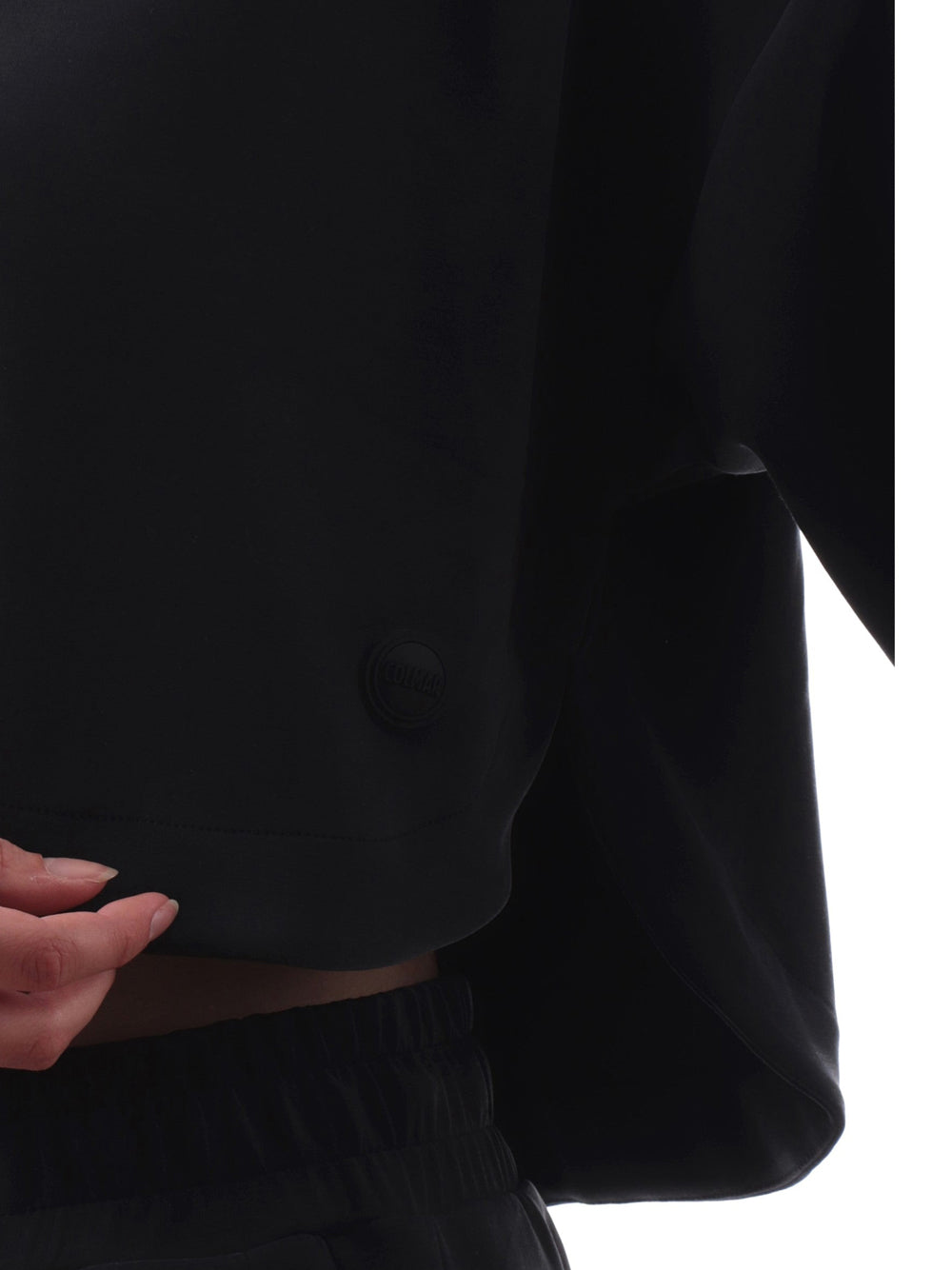 Felpa Colmar Cropped da Donna - Nero