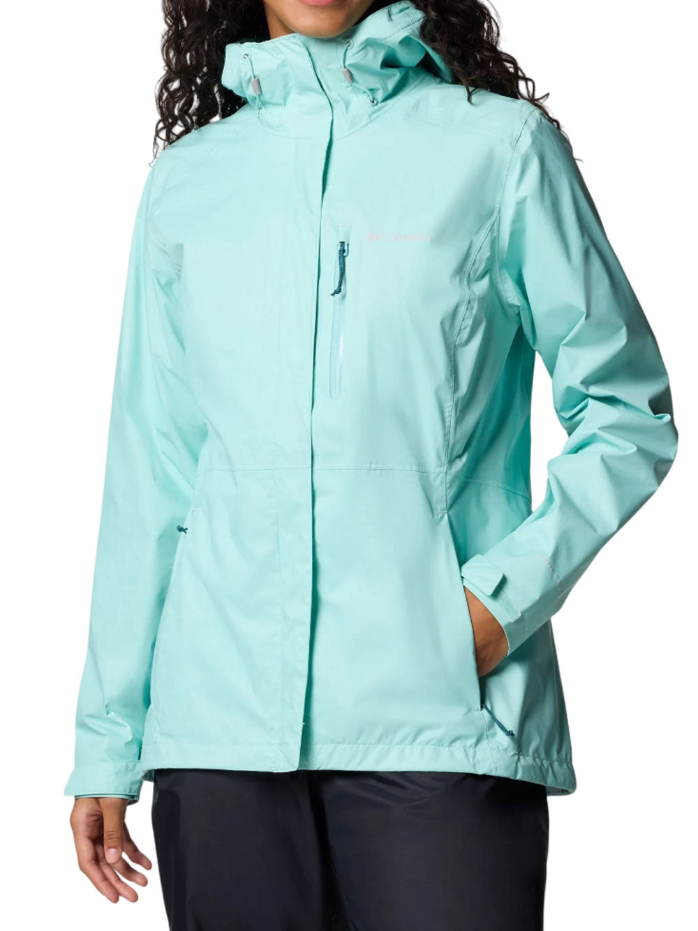 Giubbino Columbia Pouring Adventure da Donna - Celeste