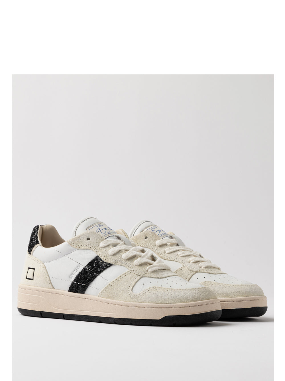 Sneakers Date Court Shiny da Donna - Bianco