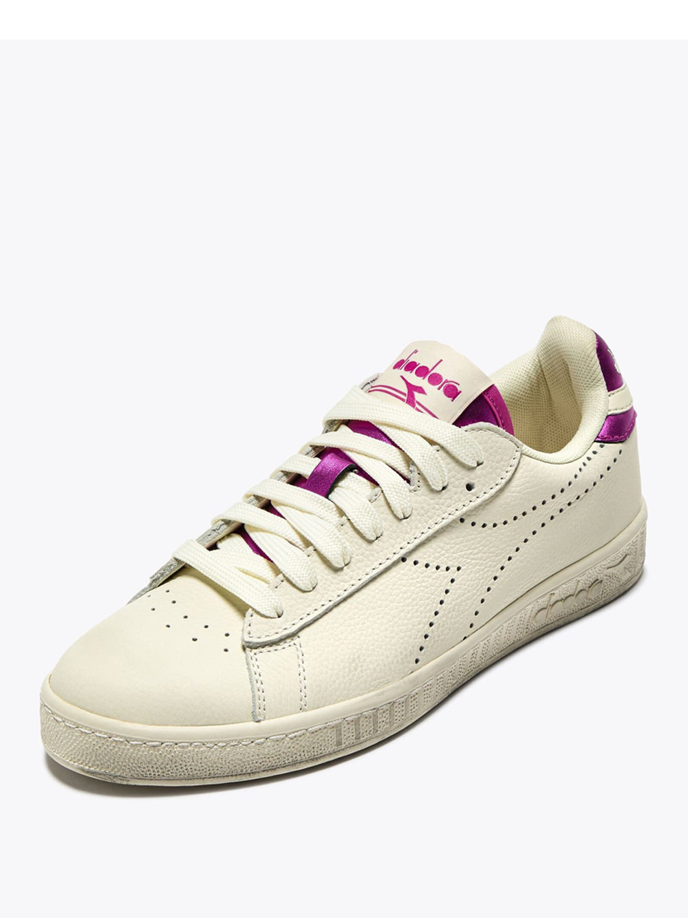 Sneakers Diadora Game Low Punched da Donna - Bianco
