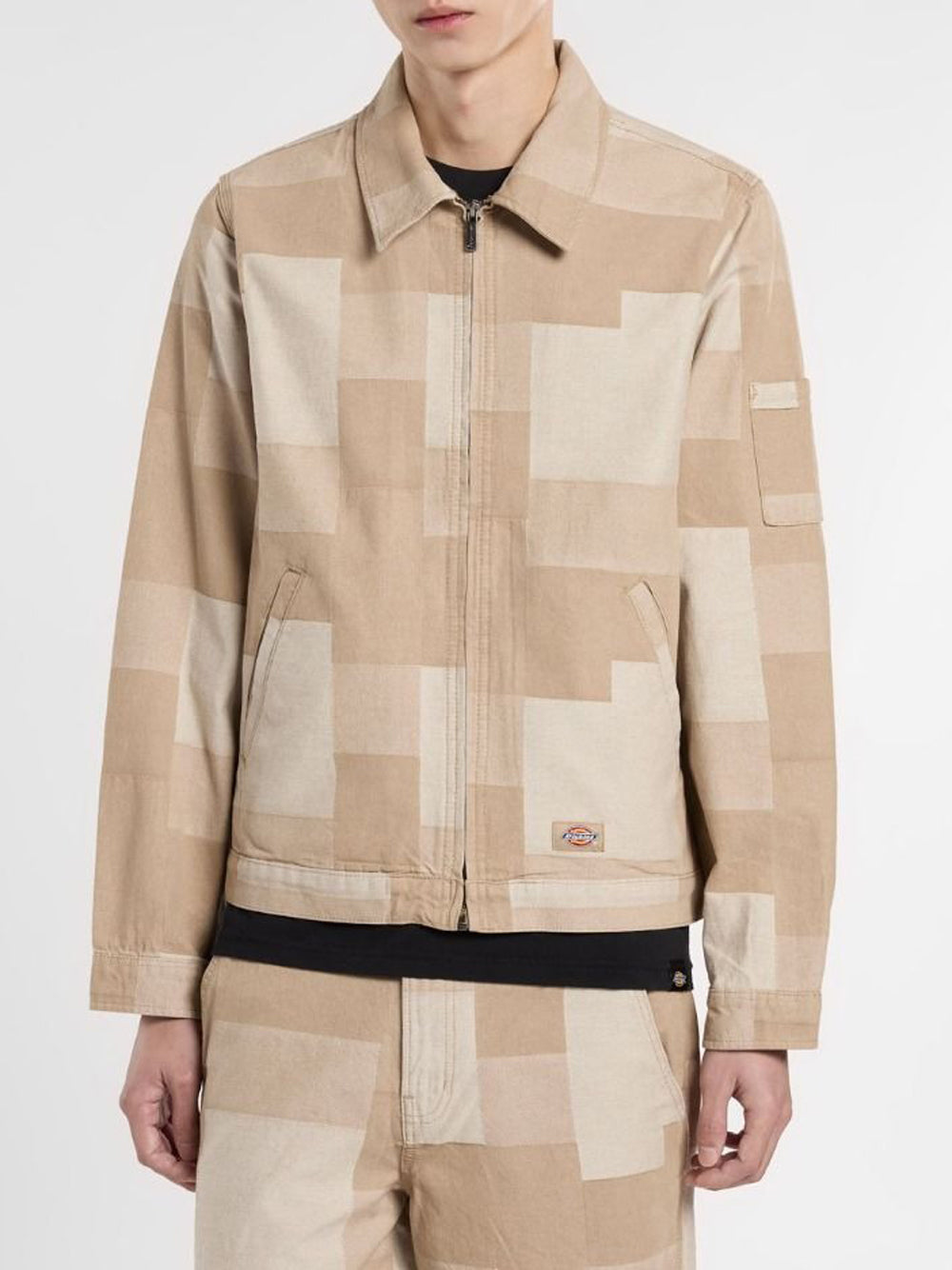 Giubbino Dickies Jacquard da Uomo - Beige