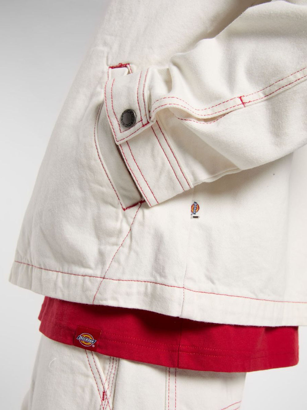 Giubbino di Jeans Dickies Lewistown da Uomo - Bianco