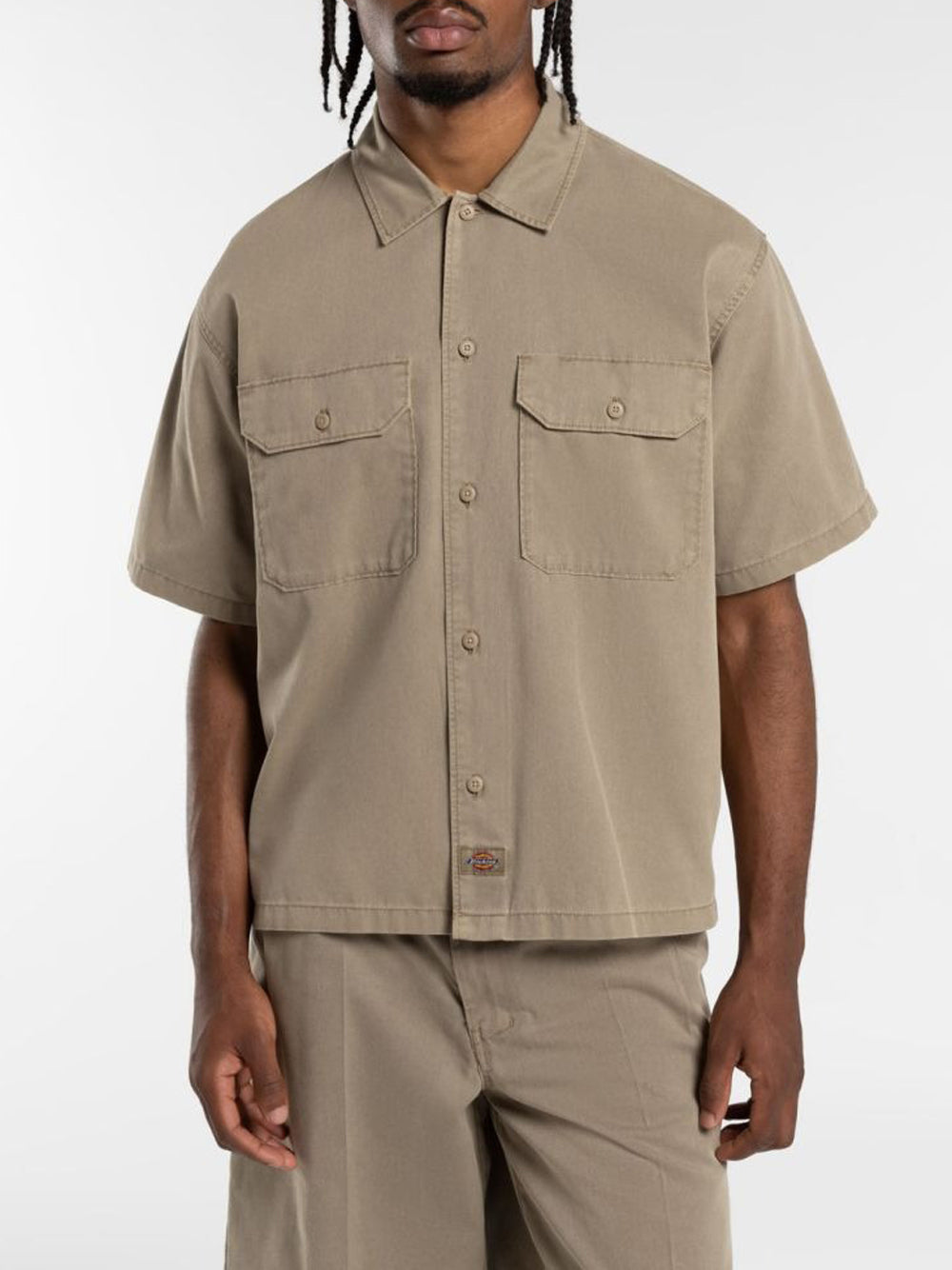 Camicia Casual Dickies Unionville da Uomo - Beige