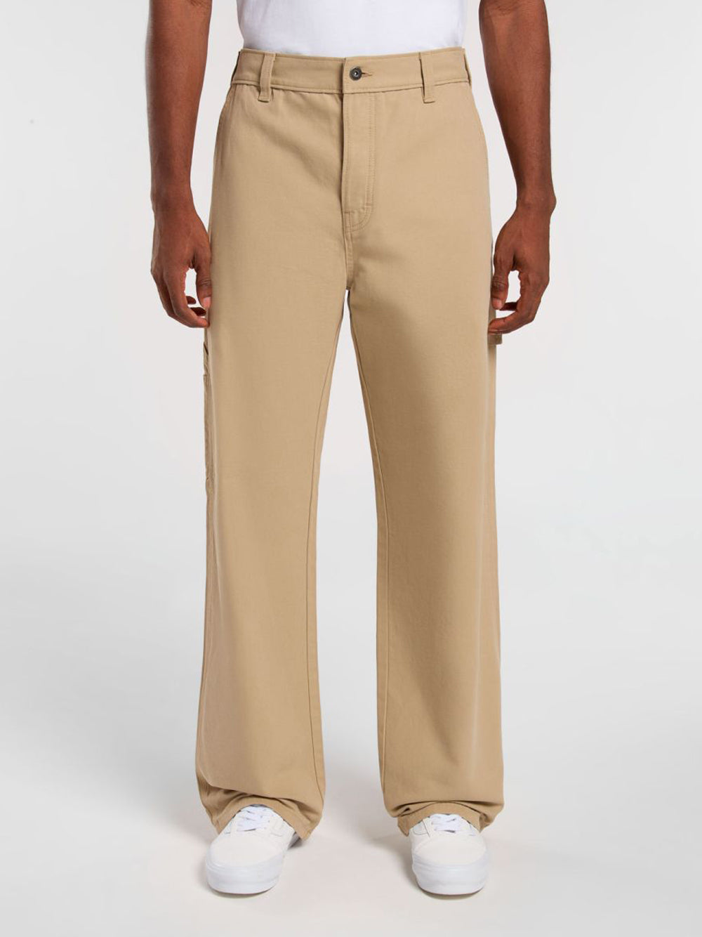 Pantalone Straight Dickies Canvas Carpenter Lighweight da Uomo - Beige