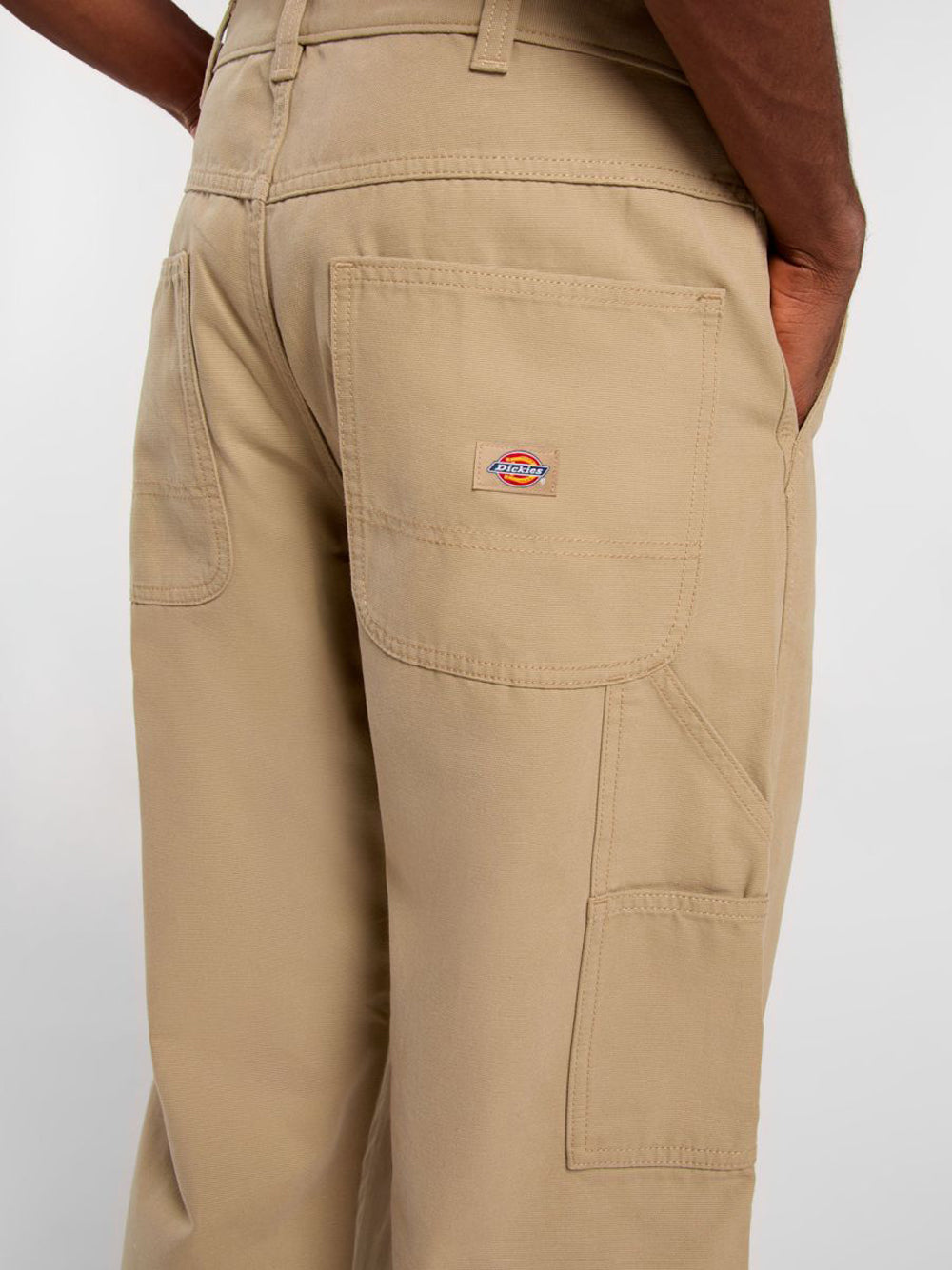 Pantalone Straight Dickies Canvas Carpenter Lighweight da Uomo - Beige
