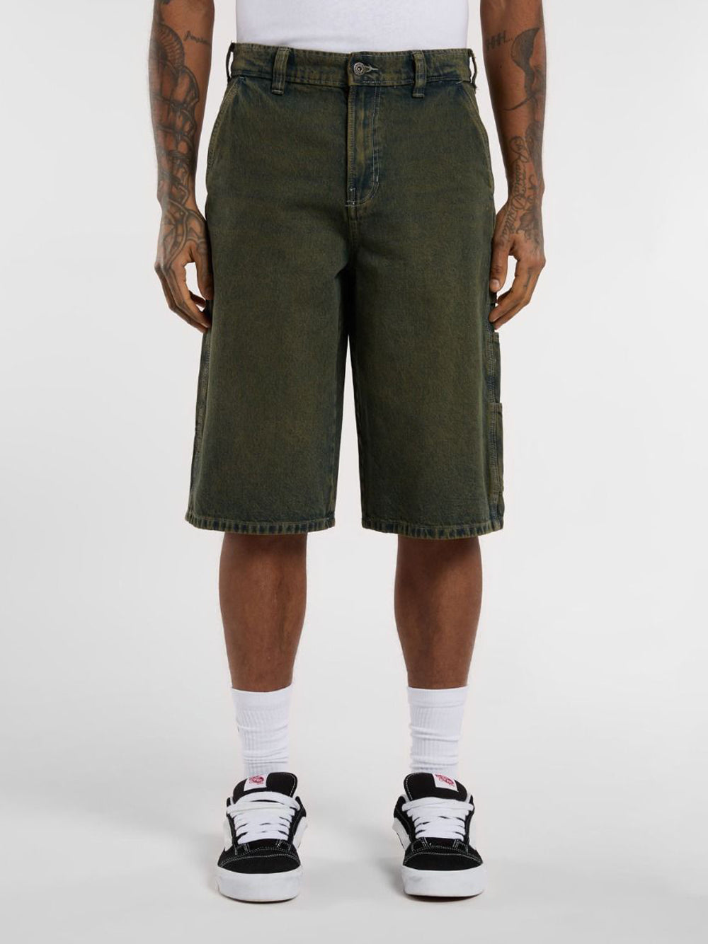 Bermuda Casual Dickies Loose Painter da Uomo - Denim