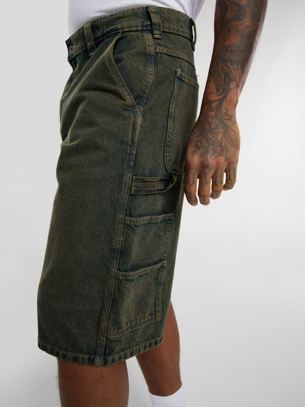 Bermuda Casual Dickies Loose Painter da Uomo - Denim