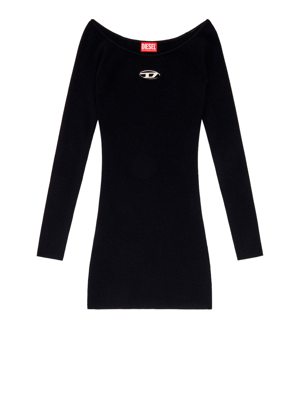 Vestito Mini Diesel M-Vera da Donna - Nero