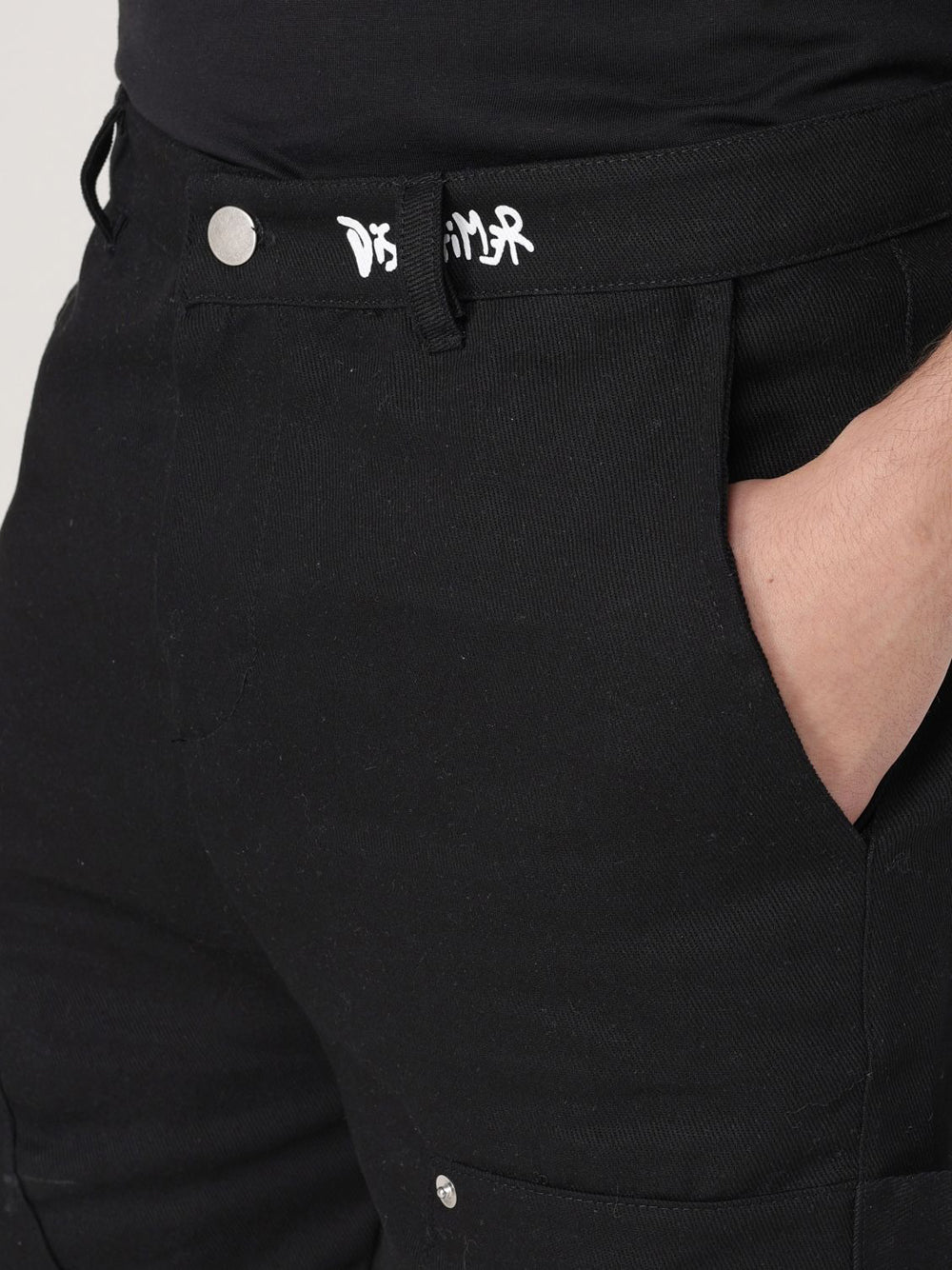 Bermuda Casual Disclaimer da Uomo - Nero