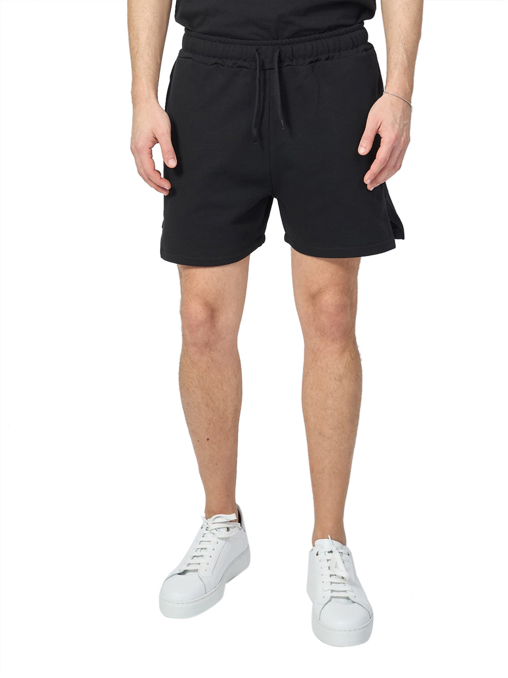 Bermuda Casual Disclaimer da Uomo - Nero