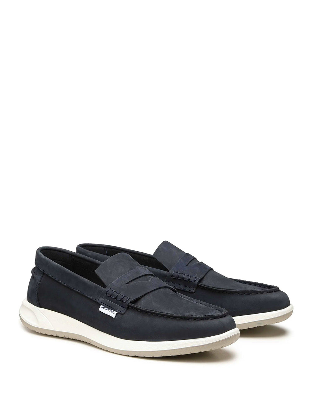 Mocassini Docksteps Casual Nabuk da Uomo - Blu