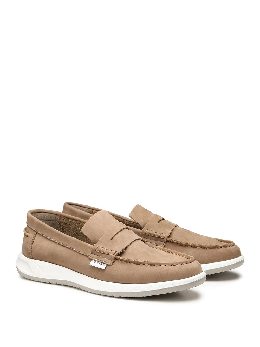 Mocassini Docksteps Casual Nabuk da Uomo - Beige